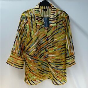 WEAVZ ARTSY GEOMETRIC SHIRT / BLAZER FTL-02-023